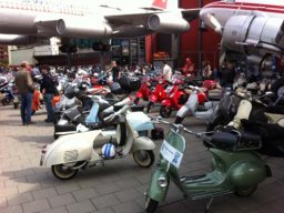 März 2014 Vespatreffen Verkehrshaus Luzern